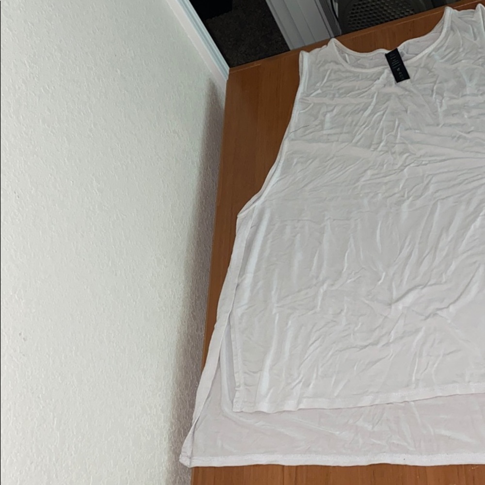 Lightweight white tank top